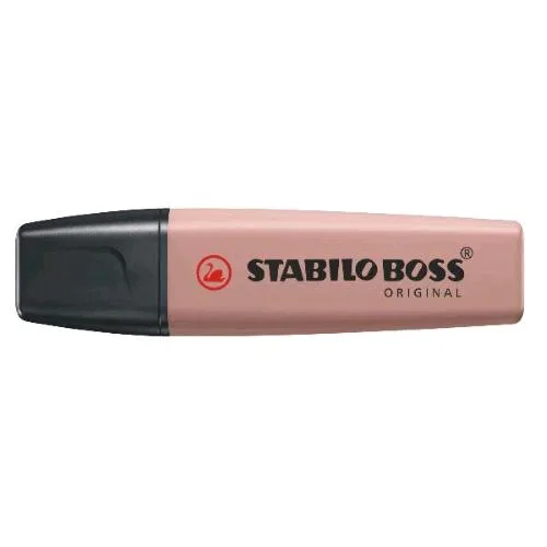 Stabilo Boss Original Nature Colors Evidenziatore Punta a Scalpello 2/5 mm Cacao Conf 10 Pz.