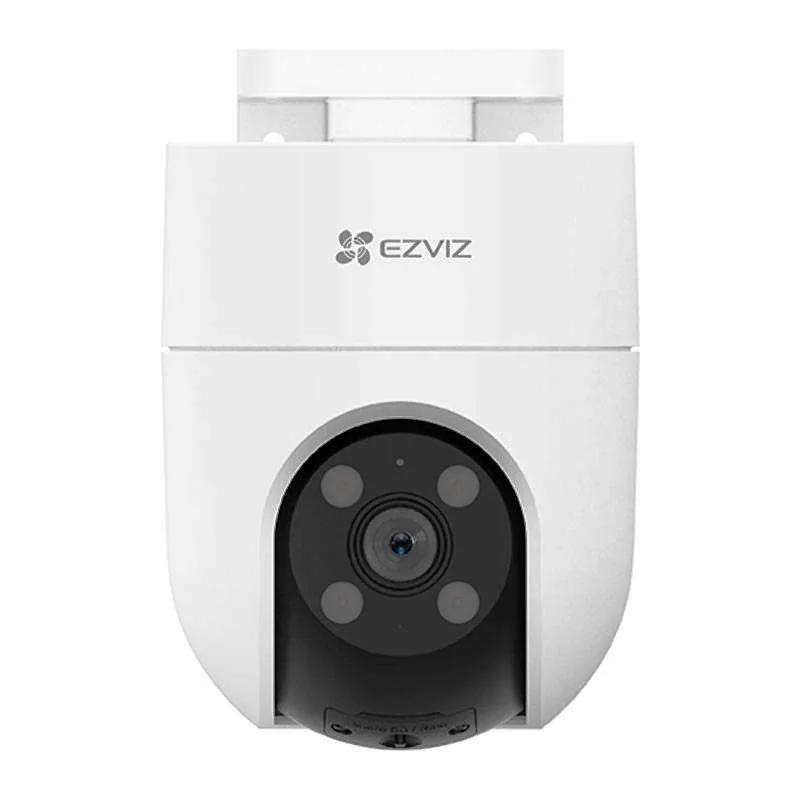 Ezviz H8C Telecamera Motorizzata da Esterno 2K+ 4MP Auto Tracking e Difesa Attiva Sensore Pir Color Night Vision Human Detection Audio Bidirezionale Vocal Control Bianco