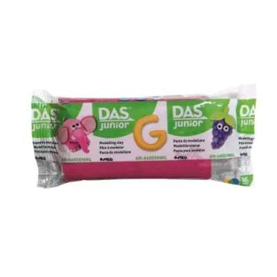 DAS Junior Pasta da Modellare Panetto da 100 g Magenta