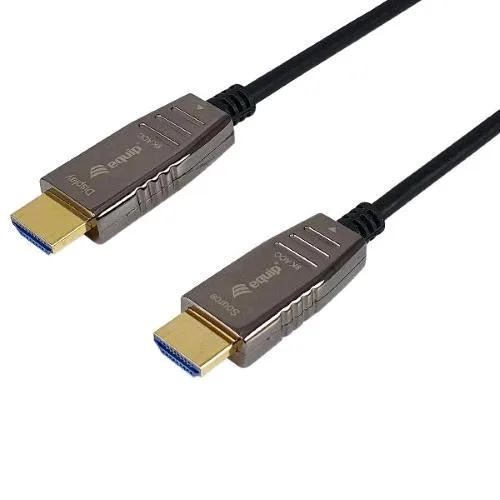 Equip Cavo Ottico Attivo HDMI 2.1 Maschio-Maschio 8K/60Hz 30 m Nero