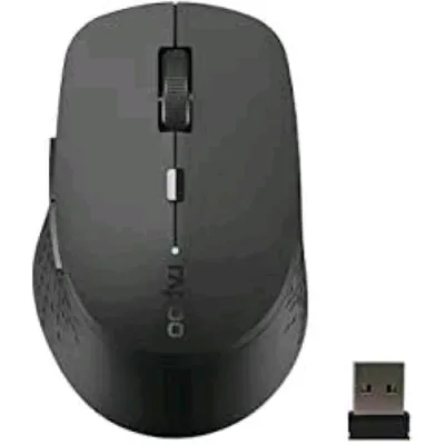 Igloo PC-03B Mouse Ottico Wireless 3 Tasti con Ricevitore USB e Batterie Incluse Black