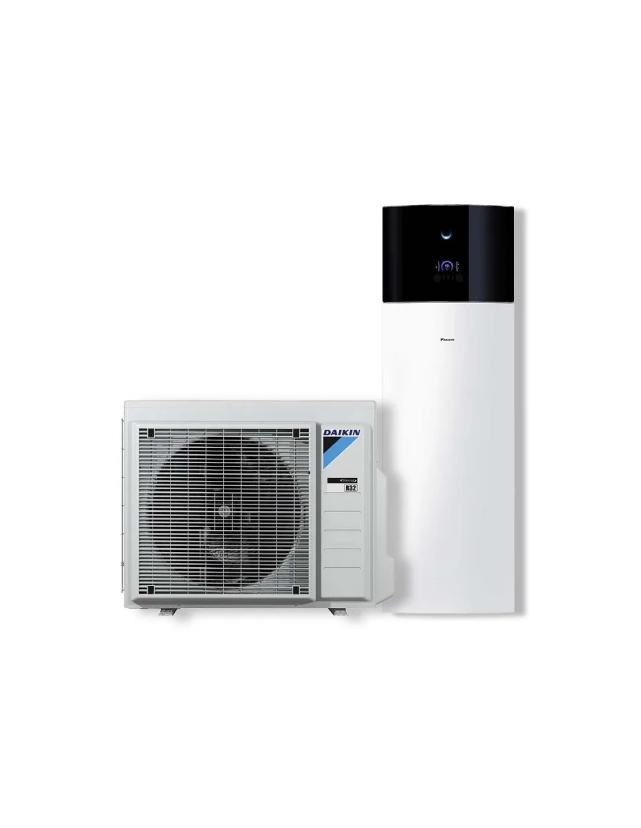 Kit pompa di calore monofase aria-acqua 4kW Daikin ALTHERMA 3 R F produzione ACS 180L