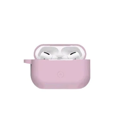 Celly Custodia per Box Airpod Pro in Silicone Rosa