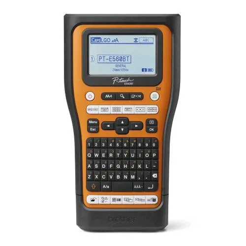 Brother PTE560 Etichettatrice Palmare Bluetooth con Cavo e Senza Cavo Qwerty 180 x 180 DPI 20 mm/S