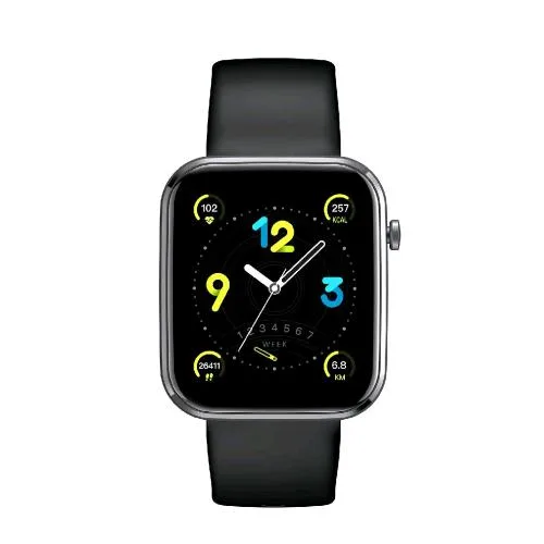 Celly Trainerwatch Smartwatch Display da 1.69" Full Touch Screen IP67 per Fitness e Benessere Chiamate e Messaggi Black
