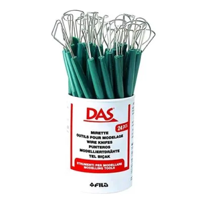 DAS Mirette in Plastica Col. Verde Barattolo da 24 Pz.