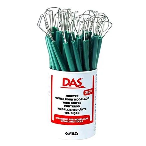 DAS Mirette in Plastica Col. Verde Barattolo da 24 Pz.