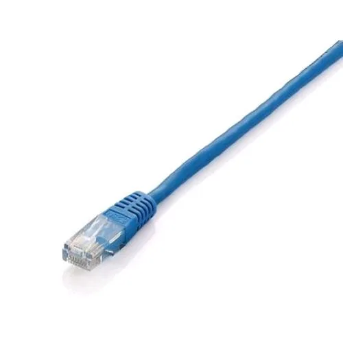 Equip Cavo Rete CAT.6 U/UTP Non Schermato 0.5m Blu
