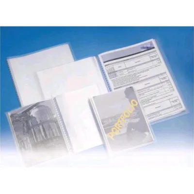 Favorit Sviluppo Portalistini Personalizzabili in PP 220X300MM A4 20 Buste Col. Trasparente