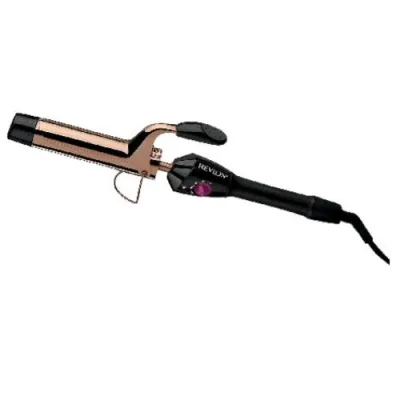 Revlon RVIR1159 Ferro Arricciacapelli con Tecnologia Oro Rosa 20 Temperature Barra da 32 mm Nero