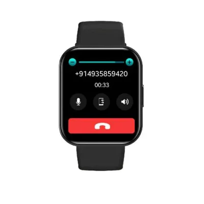 Celly TRAINERWATCH2 Smartwatch Bluetooth Chiamate Monitoraggio Benessere Fitnes Trackefr Quadranti Personalizzabile Black