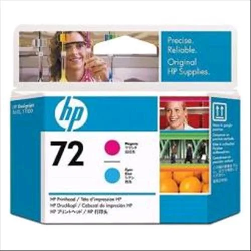 HP 72 Testina Multicolor Magenta + Ciano