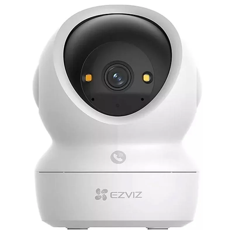 Ezviz H6C G1 3K Telecamera da Interno Motorizzata 3K Visione 360 Gradi Sensore di Movimento Audio Bidirezionale Wi-Fi Dual Band Rilevamento Figure Umane con ai Bianco
