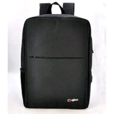 Igloo Zaino per Notebook da 15.6" 3 Tasche Interne Scomparto per Cellulare e Penne Laccio per Aggancio Trolley Nero