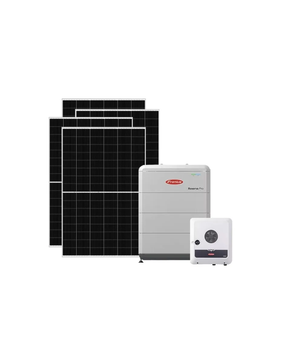 Kit fotovoltaico monofase 6370W inverter 6kW Primo GEN24 Plus batteria litio 12kWh Fronius Reserva Pro
