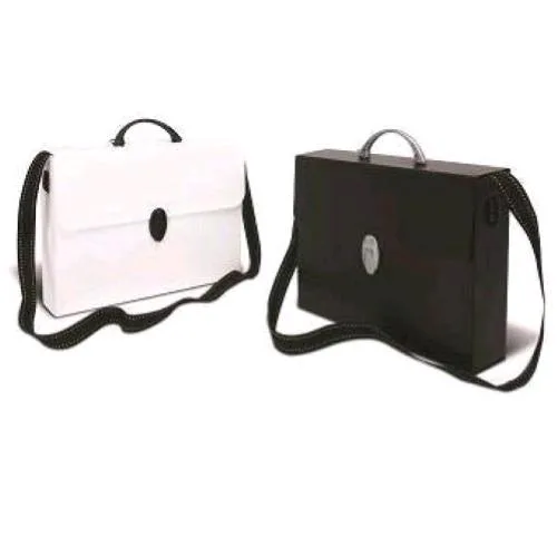 Favorit Tratto Valigetta a Tracolla in PP 28X37.5X8 cm Bianco Nero