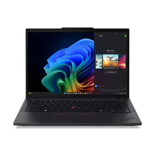 Lenovo ThinkPad T14 Gen 6 Copilot+ PC 14" AMD Ryzen ai 5 Pro 340 RAM 16GB-SSD 512GB NVMe-AMD Radeon Graphics 840M-Wi-Fi 7 + Gigabit LAN-Win 11 Prof Nero (21QJ00FCIX)