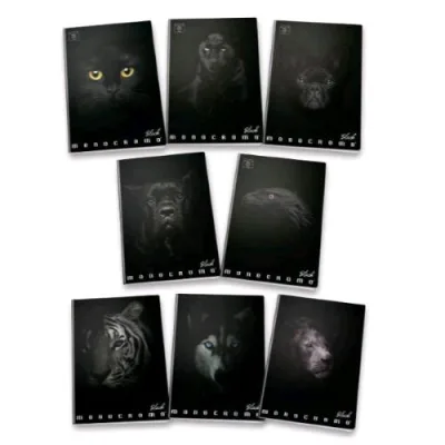 Pigna Monocromo Black Quaderno A4 100 g Righe 0C 20 Fogli Conf 10 Pz.