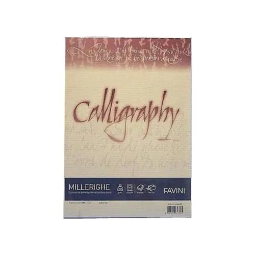 Cartotecnica Favini Millerighe 50 Fogli A4 200 g Colore Avorio
