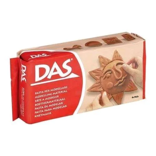 DAS Terracotta Pasta da Modellare Col. Marrone Panetto da 1 kg