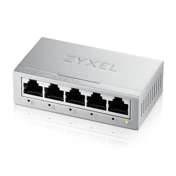 SWITCH 5P GIGABIT ZYXEL METAL CASE 10 GBPS UNMANAGED 5X10/100/1000