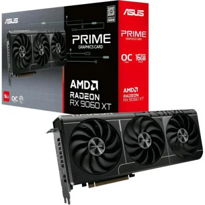 ASUS PRIME RADEON RX 9060 XT OC EDITION 16GB GDDR6 TRIPLE FAN PCI Express 5.0 - HDMI: 1 Quantità DisplayPorts: 2