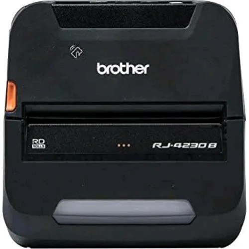 Brother RJ4230BL Stampante per Etichette (CD) Termica Diretta 203 x 203 DPI 127 mm/S Bluetooth/NFC con Cavo e Senza Cavo Bluetooth