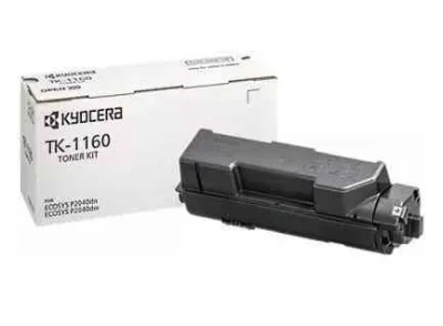 Kyocera TK-1160 Toner Nero per Ecosys P2040DN P2040DW 7.200 Pagine