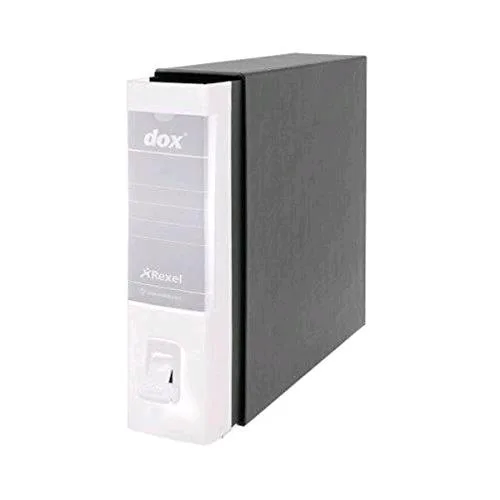 Rexel Dox 2 Registratore Formato Protocollo 285X350X80 mm Col. Bianco Conf 6 Pz.
