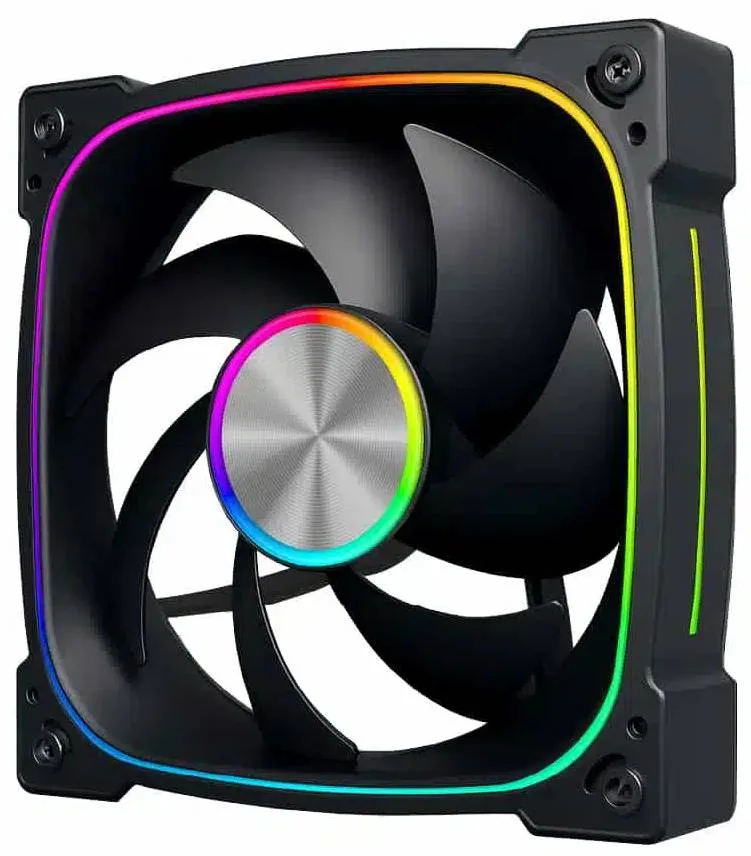 VENTOLA LIPS 120 1FAN 1800RPM ARGB (1FAN) 1800RPM ANTIVIBRATION BLACK