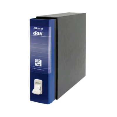Rexel Dox 2 Registratore Formato Protocollo 285X350X80 mm Col. Blu Conf 6 Pz.