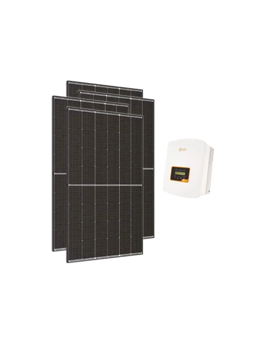 Kit fotovoltaico monofase 3150W inverter di stringa MINI 3kW Solis connesso in rete