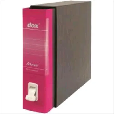 Rexel Dox 2 Registratore Formato Protocollo 285X350X80 mm Col. Fucsia Conf 6 Pz.