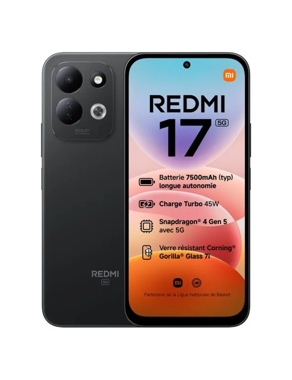 Xiaomi Redmi 17 5G Dual SIM 6.9" Octa Core 256GB RAM 4GB 5G Italia Black