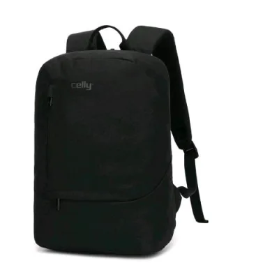 Celly Daypack Zaino per Notebook da 15.6" in Poliestere 3 Scomparti Nero
