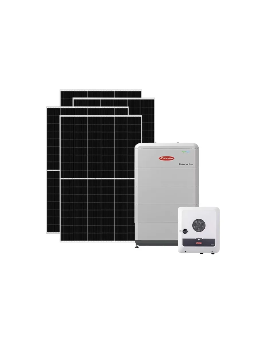 Kit fotovoltaico trifase 10010W inverter 10kW Symo GEN24 Plus batteria litio 16kWh Fronius Reserva Pro