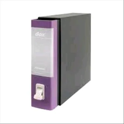 Rexel Dox 2 Registratore Formato Protocollo 285X350X80 mm Col. Lilla Conf 6 Pz.