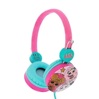 Otl Cuffie Bambina Lol Glitterati Core Headphones con Connettore 3.5 mm Multicolore