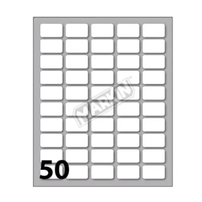 Markin Etichette Adesive 20X12 mm Bianco Conf 500 Pz.