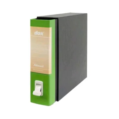 Rexel Dox 2 Registratore Formato Protocollo 285X350X80 mm Col. Verde Conf 6 Pz.