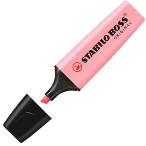 Stabilo Boss Original Pastel Evidenziatore Rosa Antico 10 Pz.