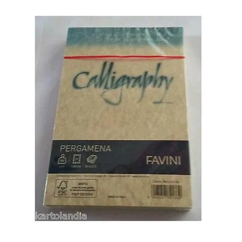 Cartotecnica Favini Pergamena 25 Buste 12X18 90 g Colore Nocciola