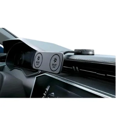 Celly Dual Magnetic Phone Holder Supporto di Ricarica Doppio Magsafe Rotazione Completa 360 Gradi
