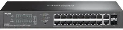 SWITCH 20P GIGABIT MANANAGED OMADA 16P POE 2P NON POE 2SFP CLOUD OMADA