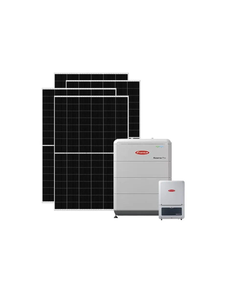 Kit fotovoltaico trifase 20020W inverter 20kW Verto Plus batteria litio 12kWh Fronius Reserva Pro