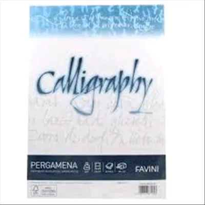 Cartotecnica Favini Pergamena 50 Fogli A4 190 g Colore Bianco