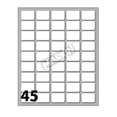 Markin Etichette Adesive 21X14 mm Bianco Conf 450 Pz.