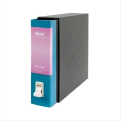 Rexel Dox 2 San Francisco Registratore Formato Protocollo 285X350X80 mm Col. Azzurro Conf 6 Pz.
