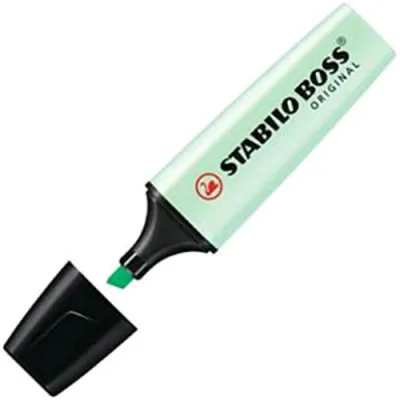 Stabilo Boss Original Pastel Evidenziatore Verde Menta 10 Pz.