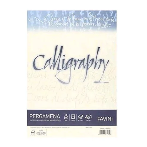 Cartotecnica Favini Pergamena 50 Fogli A4 190 g Colore Crema